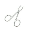 thumbnail image 6 of Unique Bargains 1 Pc Portable Straight Eyebrow Tweezer 3.23"x1.89" Silver Tone, 6 of 7
