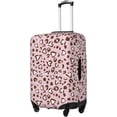 thumbnail image 2 of Highly Elastic Spandex Suitcase Cover Luggage Cover Protector Large Fits 25 to 28 Inch Leopard Pink Prints, 2 of 6