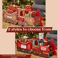 thumbnail image 4 of Christmas Presents Trains, Santa Gift Train Set, Holiday Cheer Delivery, Santa Express Train Gift Box, Holiday Candy Holder Gift Boxes Holiday Party Centerpiece, Family Christmas Decorations B, 4 of 11