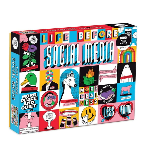 Life Before Social Media 1000pc Puzzle Chronicle Books 364721CB