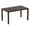 Brown, variant on Compamia Ares 55" Resin Patio Dining Table in Taupe