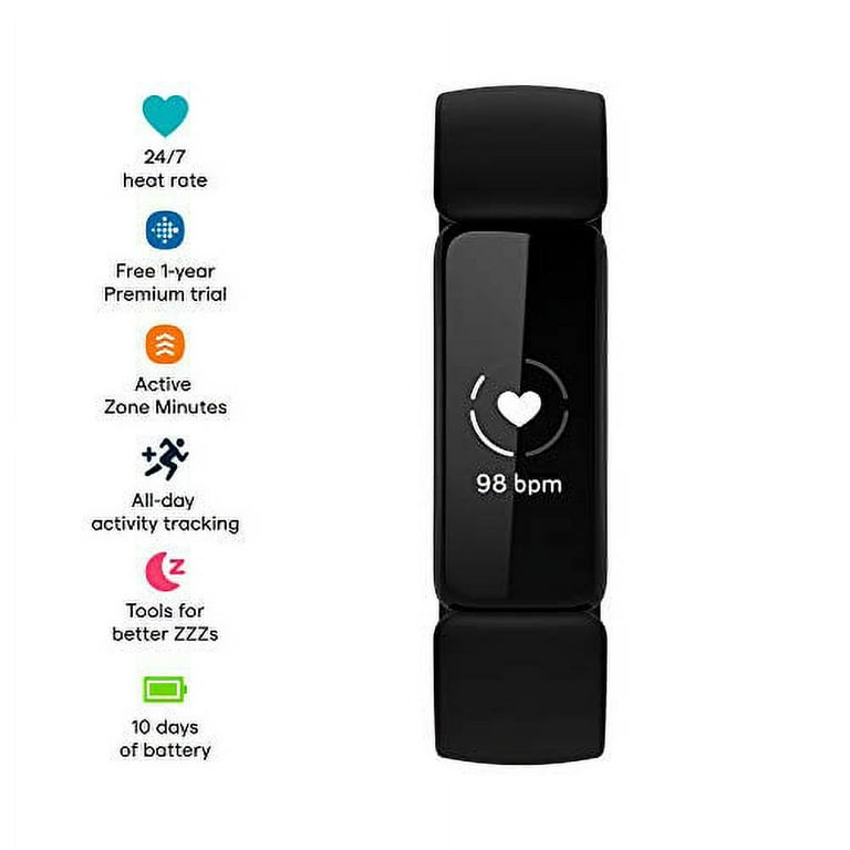 Fitbit inspire2　ブラック Amazon.com: Fitbit Inspire 2 Health & Fitness Tracker with a