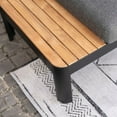 thumbnail image 6 of Amazonia Portofino 2-Piece, 100% FSC  Teak & Aluminum, Patio Modular Set with Olefin Cushions, 6 of 13