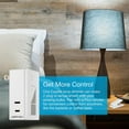 thumbnail image 2 of Lutron Caseta Wireless ( P-PKG1P-WH-R-C ) Smart Lighting Lamp Dimmer and Remote Kit, White, 2 of 5