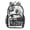 Ink Rose, variant on Clear Backpack Heavy Duty PVC Transparent Backpack for College Workplace, The Yellow Bus Logo