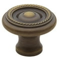 thumbnail image 6 of Baldwin 4646030 1.5 in. Rope Mushroom Cabinet Knob, Polished Brass, 6 of 7