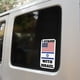 thumbnail image 1 of América se encuentra con la bandera de Israel, pegatina de banderas israelíes, calcomanía para la pared de la ventana del autobús, 1 of 7