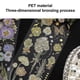 thumbnail image 3 of 2pack 6pcs Vintage Floral Scrapbook Stickers Flowers Waterproof Aesthetic Journal Crafts Decor Set, 3 of 5
