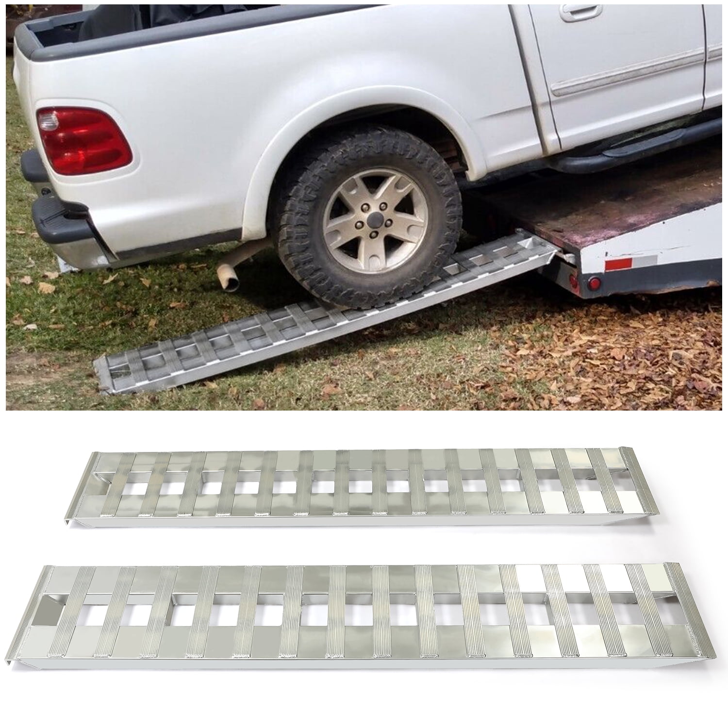 Single 2” Angle Iron Steel Loading Ramp – 5,000 Lb Capacity By The Trailer Parts Outlet - View #3