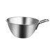 thumbnail image 5 of Cuenco de acero inoxidable para mezclar, ensaladeras, utensilios de cocina, cuenco de Metal, cuenco para batir huevos, para postre, sopa, ensalada, L BLESIY Tazón para mezclar, 5 of 8