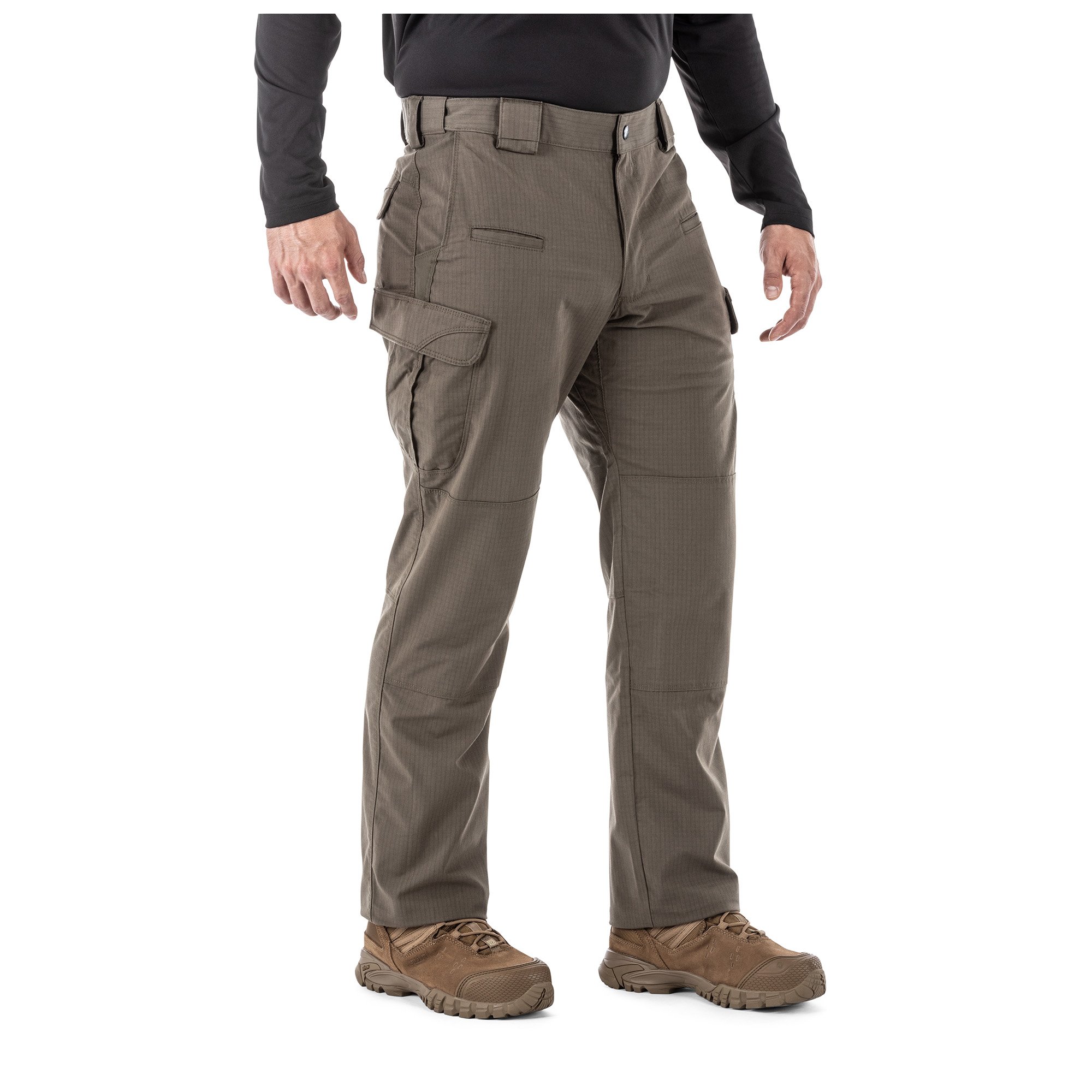5.11 Work Gear Men's Stryke Pants, Adjustable Waistband, Stretchable Flex-Tac Fabric, Storm, 40W x 32L, Style 74369 - image 4 of 7
