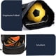 thumbnail image 4 of Bolsa de deporte con cordón para hombres, mujeres y jóvenes: correas de hombro ajustables para equipo de fútbol, mochila deportiva impermeable, 4 of 5