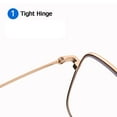 thumbnail image 5 of Men Women Anti Blue Light Progressive Multifocal Metal Readers Eyeglasses Reading Glasses Presbyopia Glasses Computer Goggles BLACK STRENGTH 3.00, 5 of 8