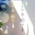 thumbnail image 4 of Decoración Colector de luz colgante de cristal para jardín al aire libre, colgante de carillón de viento de pared (C), 4 of 4