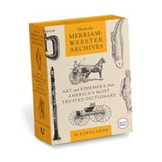 Merriam-Webster Gift From the Merriam-Webster Archives: 50 Postcards: Art and Ephemera from America's Most Trusted Dictionary, (Hardcover)