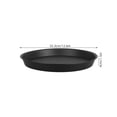 thumbnail image 2 of COSMOBETTY 4Ud Circular Para Macetas De Plástico Negro Para Plantas Interiores Y Suculentas, 2 of 8