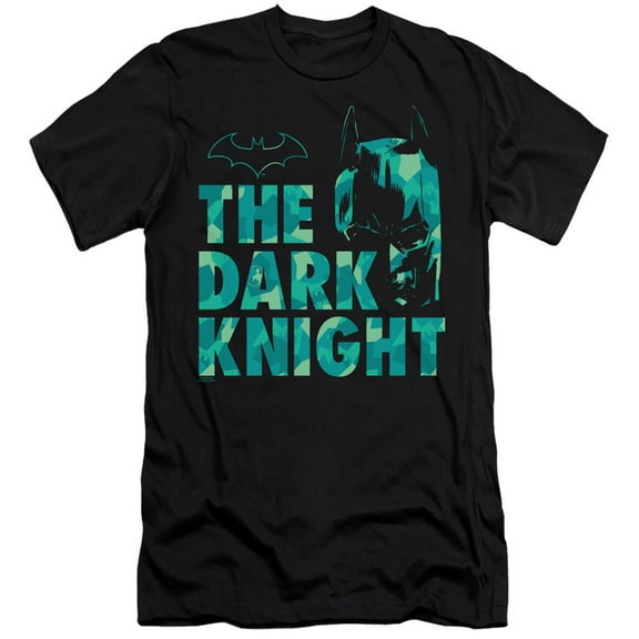 Batman - Cutting Pattern - Premium Slim Fit Short Sleeve Shirt - X-Large