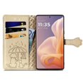 thumbnail image 2 of Funda Cartera FOXDOCK para Motorola Moto G85 , Flip PU con Relieve de Gatos y Perros, Tarjetero y Soporte, 2 of 6