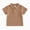 L101-Khaki, variant on CAUYDY Toddler Baby Boys Summer Outfit Waffle Button Down Collared Short Sleeve Polo T-Shirt Solid Waffle Tops Clothes(L101-Blue,6-12 M)