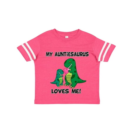 

Inktastic My Auntiesaurus Loves Me Gift Toddler Boy or Toddler Girl T-Shirt