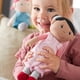 thumbnail image 3 of HABA Soft Baby Doll Rumbi - 10 Rag Doll with Black Hair, Pink Overalls - Baby Doll for Toddlers 1-3 - Ideal Machine Washable Soft Doll for 18 Month Olds, 3 of 5