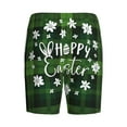 thumbnail image 2 of Haiem Happy Easter Men's Pajama Short with Soft Woven Cotton Elastic Waistband Sleep Short-X-Large, 2 of 9