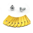 thumbnail image 2 of Paquete de 30 cuchillas de repuesto para cuchillas de cortacésped Husqvama de 0,6 mm (dorado), 2 of 5