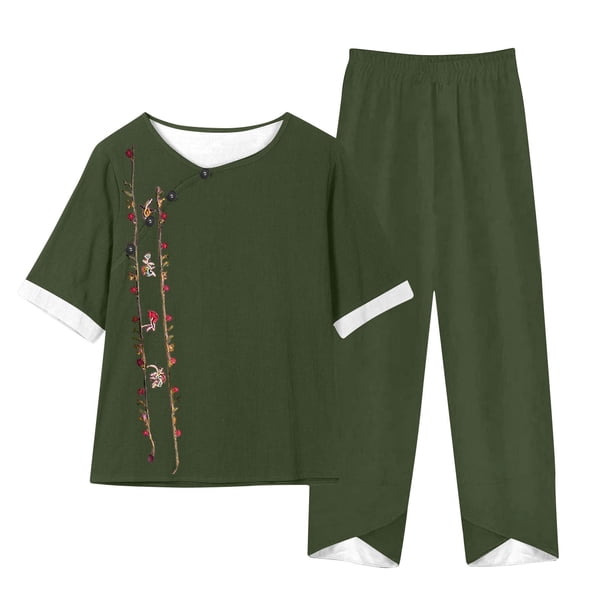 Conjunto Corto para las Mujeres Casual Deportivo Traje de Deporte Sudadera Y Pantalones de Dos Piezas
