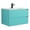 Tiffany Blue, variant on Citiscape Modern Bathroom Vanity with Textured Drawer Fronts 24" Wide - White - Sink Included