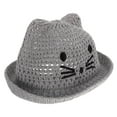 thumbnail image 4 of Sombrero de cubo de dibujos animados para niños, sombrero de protección solar de verano, sombrero tejido para playa, 4 of 7