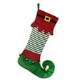 thumbnail image 1 of CSChome Christmas Elf Stocking Large Capacity Adorable Reusable Holiday Decoration Xmas Tree Kids Gift Candy Hanging Pendant Elf Stocking (Christmas), 1 of 7
