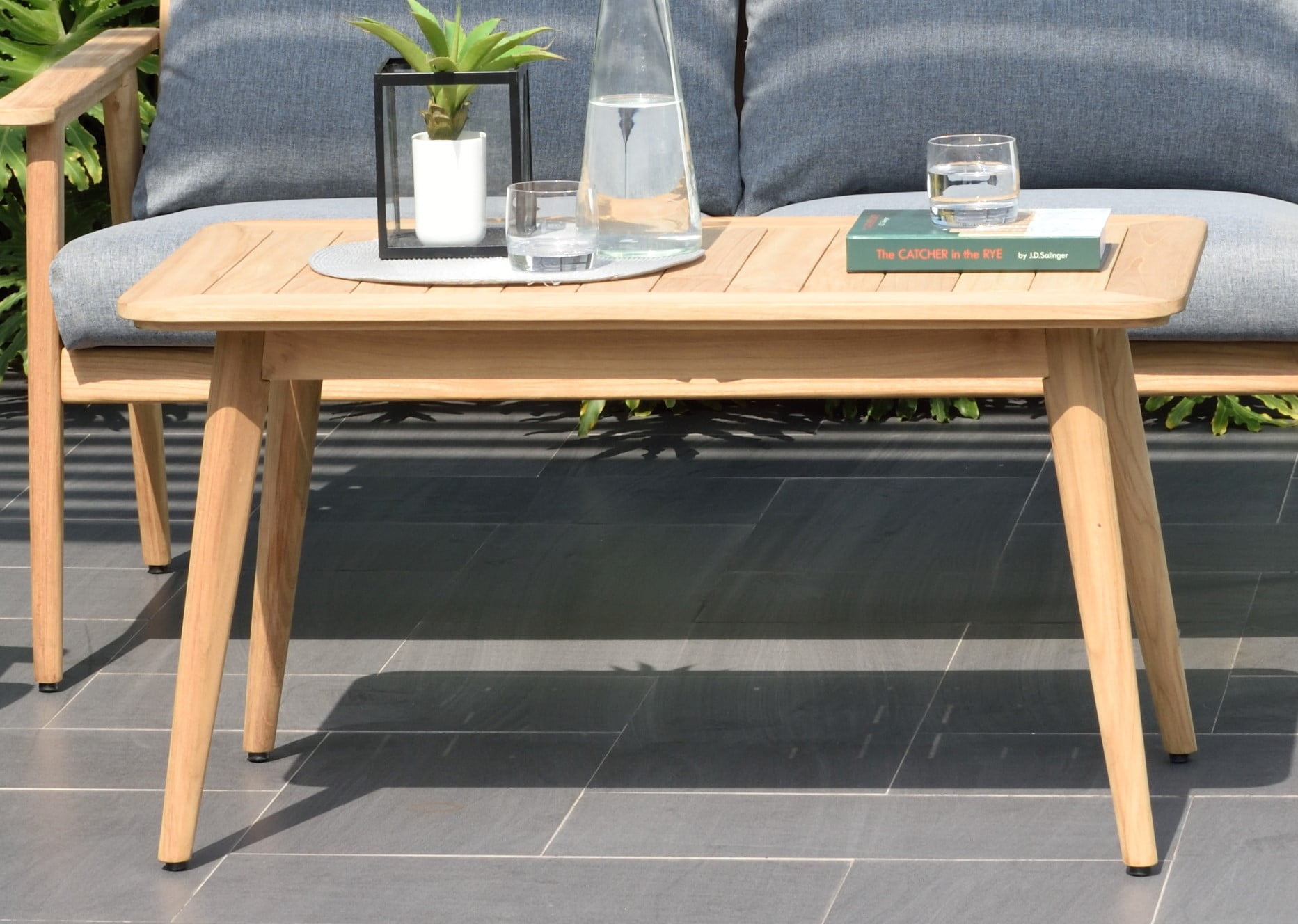 Amazonia Lement Teak Patio Rectangular Coffe Table