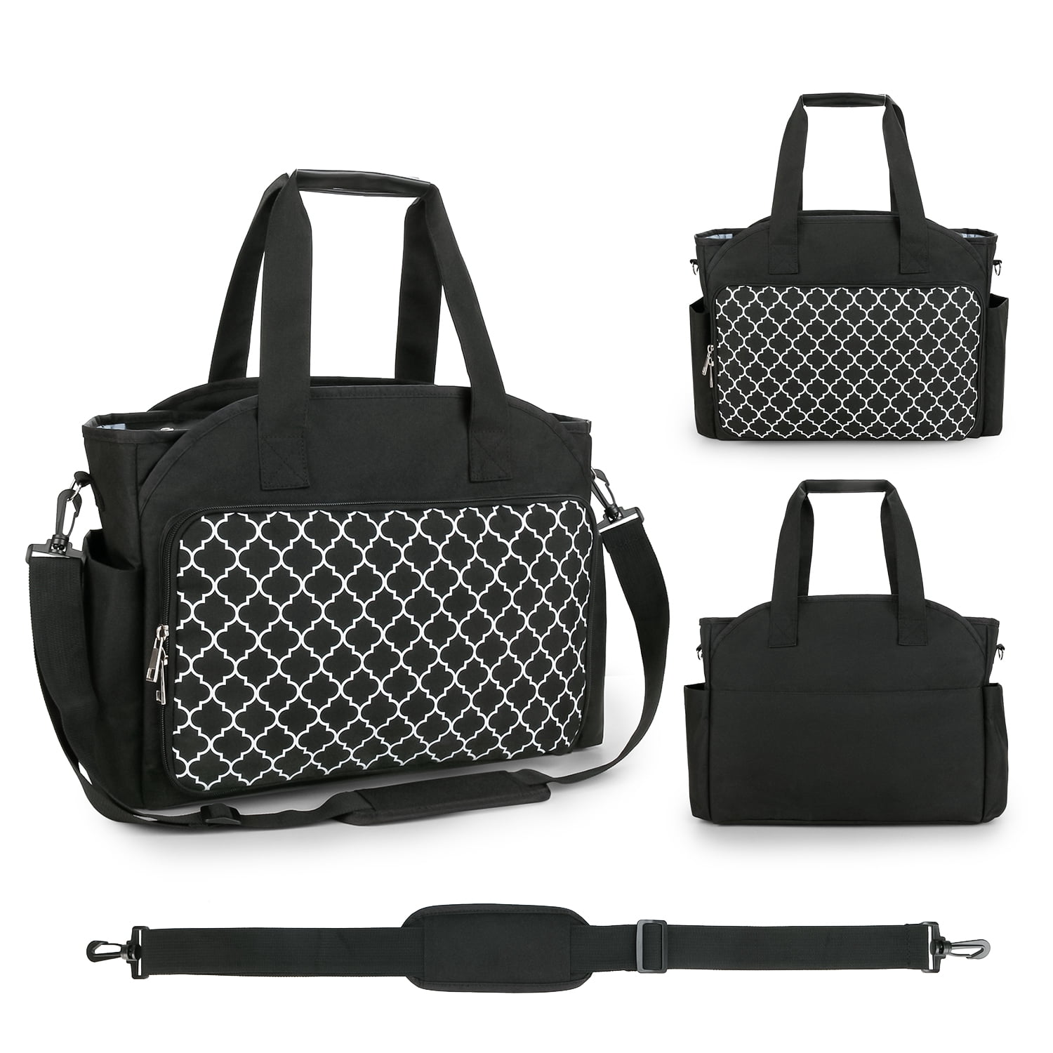 Knitting Bag Yarn Storage Tote - Yarn Storage Organizer, Crochet Organizer Bag with Crochet Hooks, Yarn Skiens, Knitting Needles and Accessories