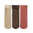 thumbnail image 3 of 3 Pair Womens Velour Thermal Socks Ultra Soft Plush Lining Cozy Indoor and Outdoor Socks, 3 of 9