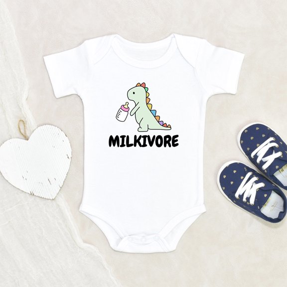 Newbabywishes - Cute Milkivore Dinosaurs Baby Clothes for Boys and Girls - Newborn Baby Clothes