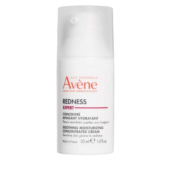 Avène Redness Expert Soothing Moisturizing Concentrated Cream for Sensitive Skin, 1 fl oz