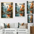 thumbnail image 4 of Designart "Collage Of Autumn Forest I" Forest Floater Framed Canvas Wall Art, 4 of 5