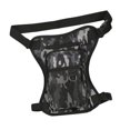 thumbnail image 1 of Riñonera DYNWAVEMX para hombre y mujer bolsa cartuchera ajustable para muslo ciclismo senderismo viajes pesca Camuflaje negro, 1 of 8