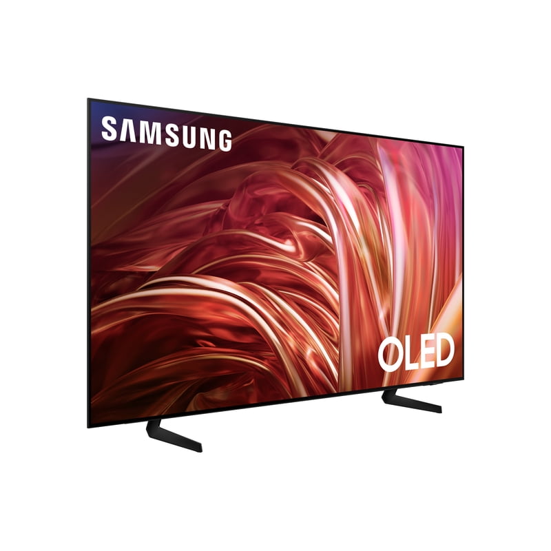 SAMSUNG 55" Class S85D OLED Smart TV QN55S85DAEXZA 2024 front and back view