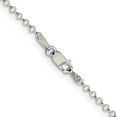 thumbnail image 3 of Auriga Fine Jewelry 925 Sterling Silver 2 mm Rolo Chain Necklace for Women 28", 3 of 4