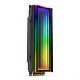 thumbnail image 1 of Disipador de calor M.2 Nvme 5V 3PIN ARGB SSD Cooler AURA Sync para M.2 2280 (Negro), 1 of 9