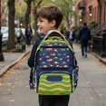 thumbnail image 6 of Xixirimido Cartoon Construction Trucks Print 17" School Backpack for Boys Multi-pocket Bookbags Large School Bag for Elementary Middle High School Students Back to School Supplies, 6 of 8