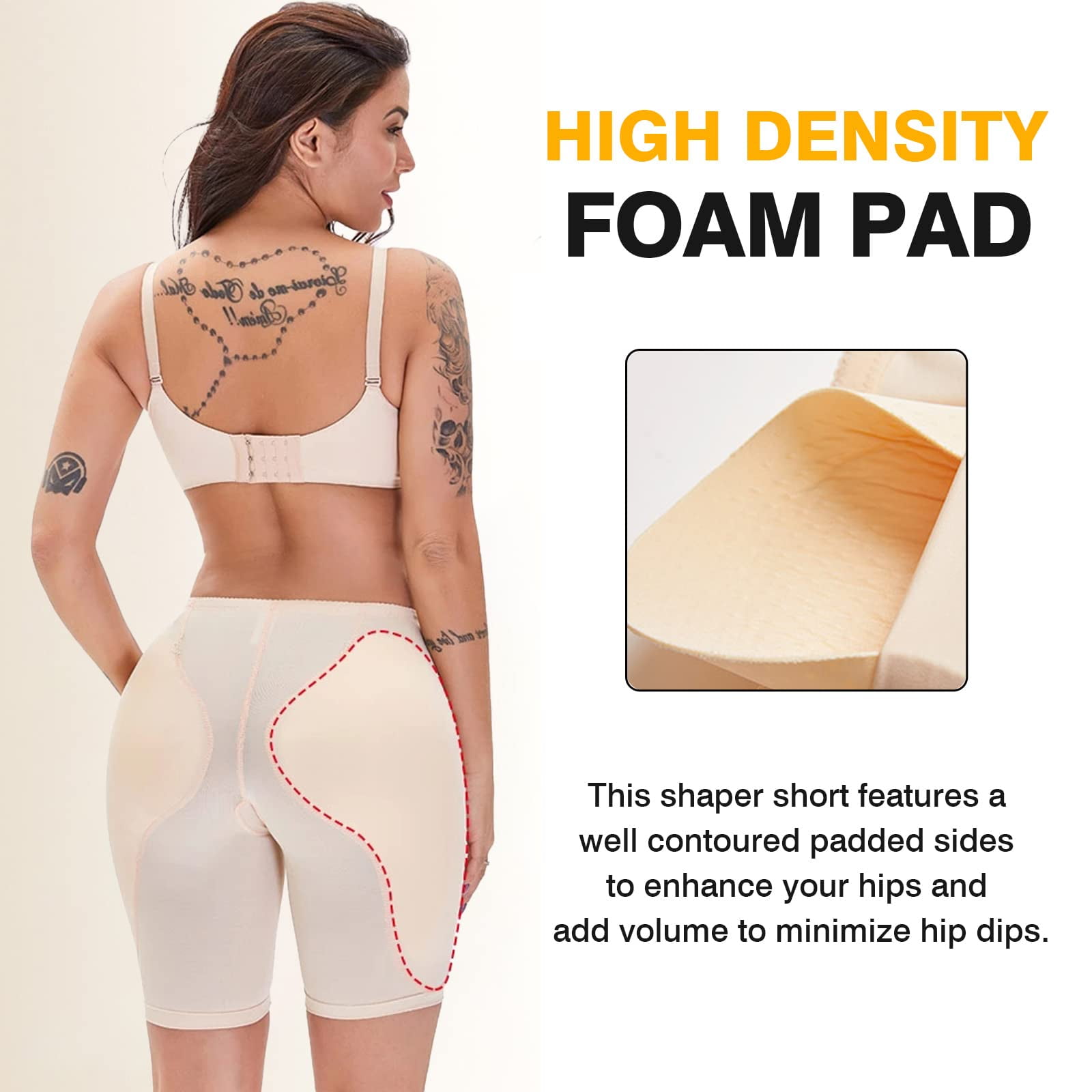 Buy SliotHip Pads for Women Hip Dip Pads Fake Butt Padded