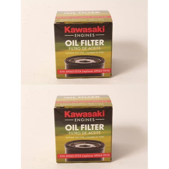 Filtro de aceite Kawasaki 49065-0724 (paquete de 2) para 49065-7010 OEM