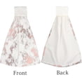 thumbnail image 4 of 1 Pcs Hanging Towels, Dish Towels Rose Gold Marble Absorbent Hand Towels with Hanging Loop Washcloth for Bathroom Kitchen, 4 of 7