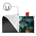 thumbnail image 2 of Happy Halloween Spooky Gnomes Short Mailbox Cover,Magnetic 21x25.5 Inch Mailboxwrap Water Proof Reusable Fall Welcome Post Letter Box Covers for Rustic Farmhouse Home Decorative, 2 of 4