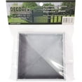 thumbnail image 4 of 4" x 4" Aluminium Pyramid Post Cap for Metal Posts - Pressure Fit - White, 4 of 9