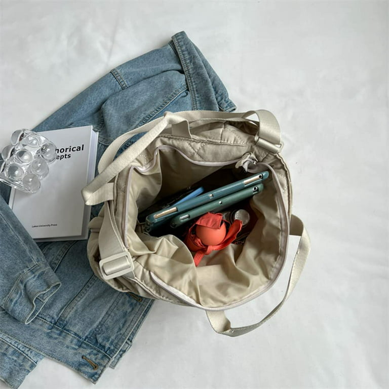 Herald Women's Quilted Puffer Hobo Crossbody Bag