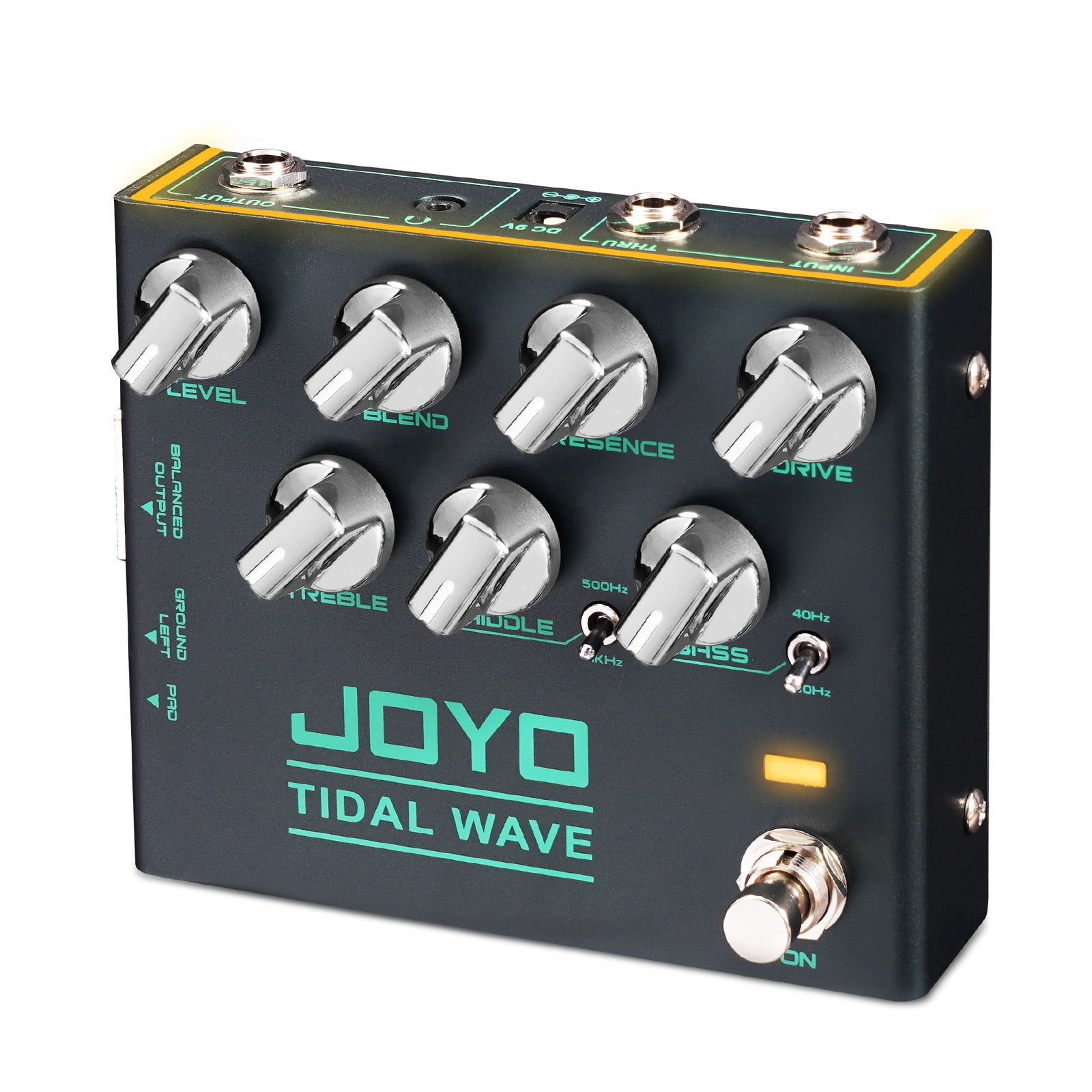 JOYO R-30 Classic Bass Tone of "90s Bass Guitar Preamp Pedal 3 Band EQ DI Function