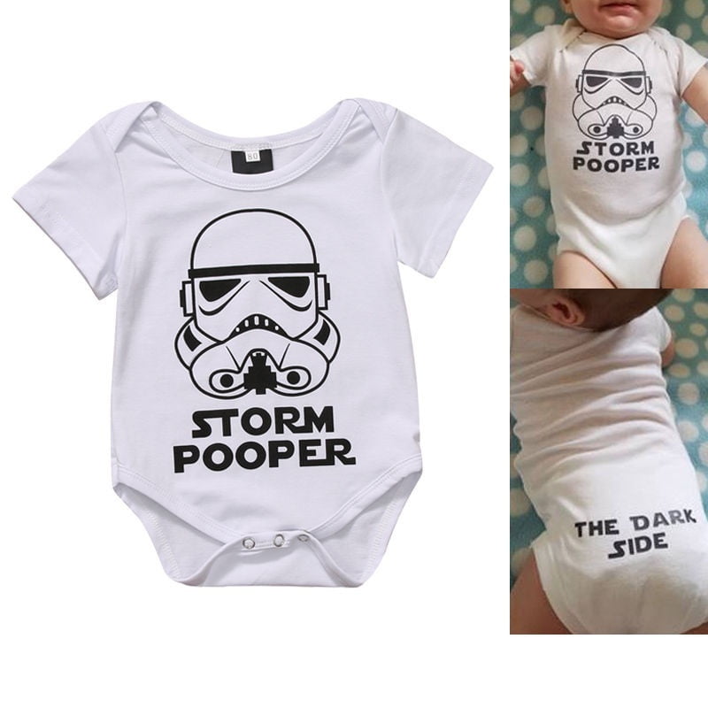Newborn Star Wars Infant Baby Boy Bodysuit Romper Jumpsuit Clothes Outfits 0-18M 